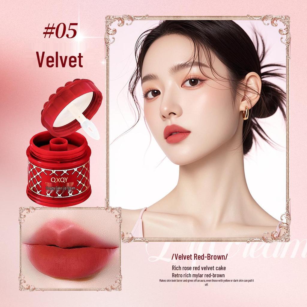 QXQY Velvet Matte Long-Lasting Lip Cream Lipstick