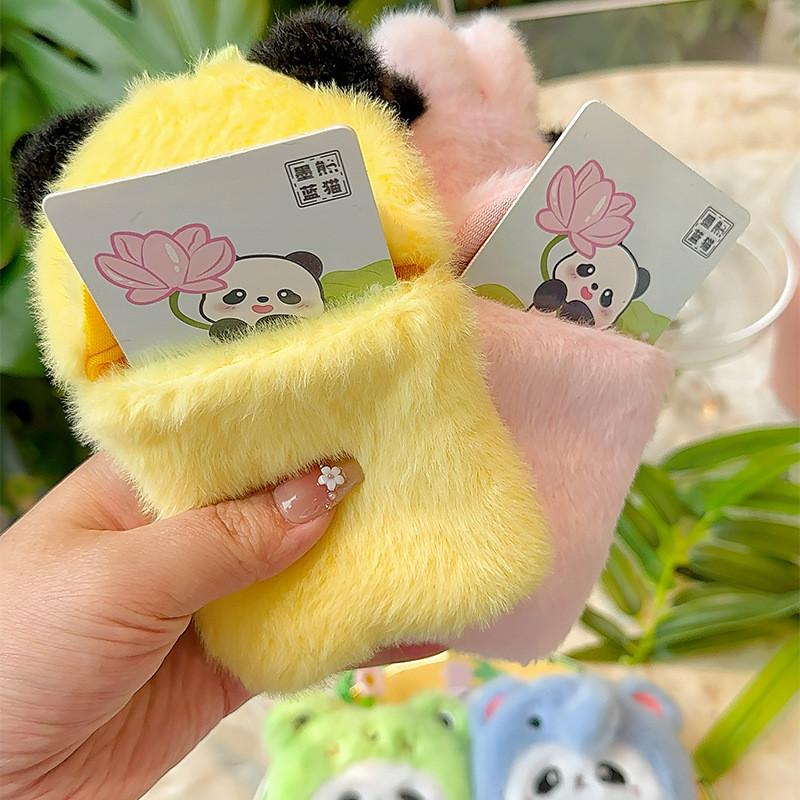 Rabbit Panda Frog Elephant Plush Ferrule Cute Cartoon Forest Children Gift Anime