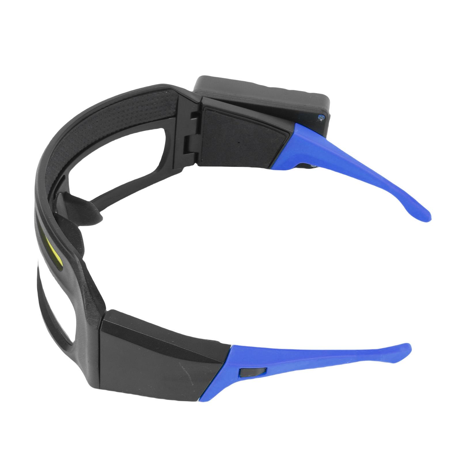 

LED Glasses with Rotatable Headlight Motion Sensor Lighted Glasses Brightness Rechargeable for Cycling Fishing Hiking