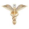 Angel Cross Brooch Exaggerated Personality Pin Lapel for Tie Dress