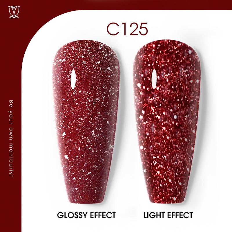 Flash Diamond Nail Polish Glue Nail Art Nail Art Glue Plastic Nail Polish Glue Popular Color Broken Diamond Leave-On