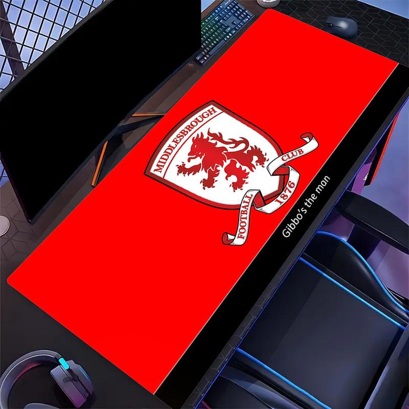 Middlesbrough FC Print  Cushion Non-slip Laptop Tablet Big Mousepad XXL Mat Mini PC Playmat With Lock edge