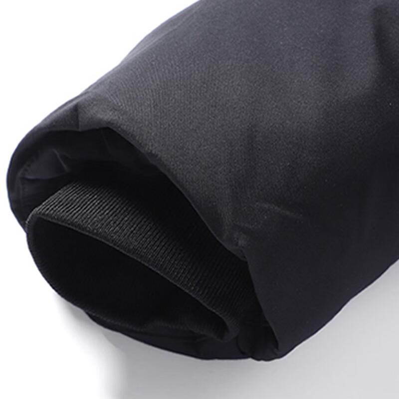 ROMON Men's Casual Thickened Padded Jacket with Removable Hood