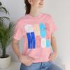 Good Mood Tee | Retro Block Letters, Pastel Sunset Colors