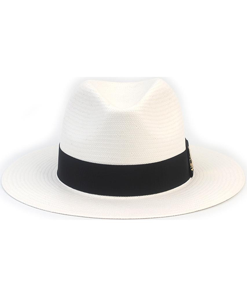 Yunibeosyeolkemiseuteuli Summer Basic Line White Fedora Summer Hat