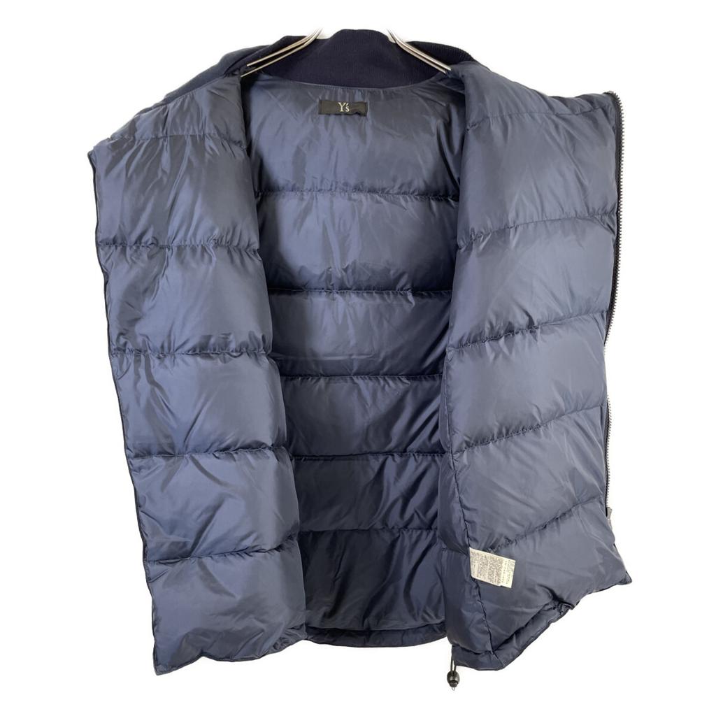 Y's YM-C46-906 Navy High Neck Down Jacket coat 1 NavyUsed