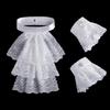 Vintage Styles Neck Ruff Unique Fashion Necklace Ruffled Pattern Neck Collar for Cosplay Lover