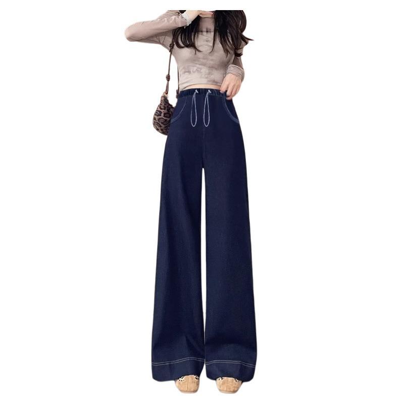 Maternity pants spring and summer outer wear straight jeans new summer clothing not belly bottoming wide leg pants spring clothing