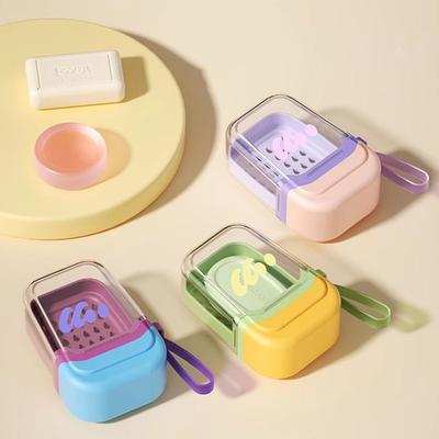 Dopamine Soap Box Multi-layer Waterproof Bathroom Soap Holder Dish Sealed Storage Box Waterproof Home Bathroom Accessories