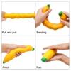 Stress Relief Banana Squeeze Toy Kids Adults Stretchy Giant Banana Sensory Toy Portable Lightweight Calming Fruit Fidget Toy
