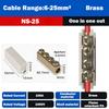 New High Power High Power Splitter Conductor Brass Large Current Quick Terminal Block Wiring Connector Electrical