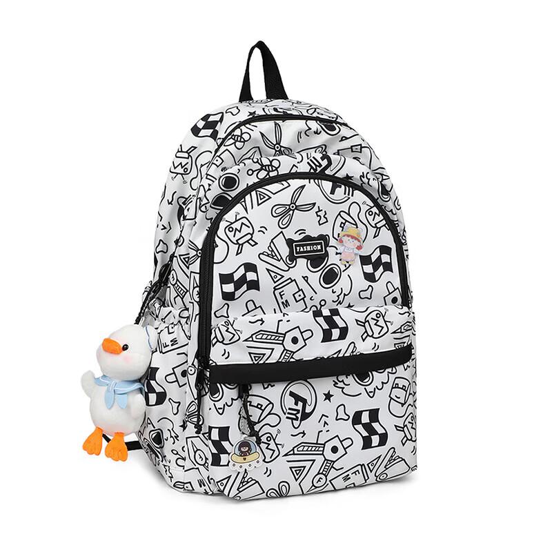 Viney Backpack for Girls, Cute College High School Middle School Elementary Student Large Capacity