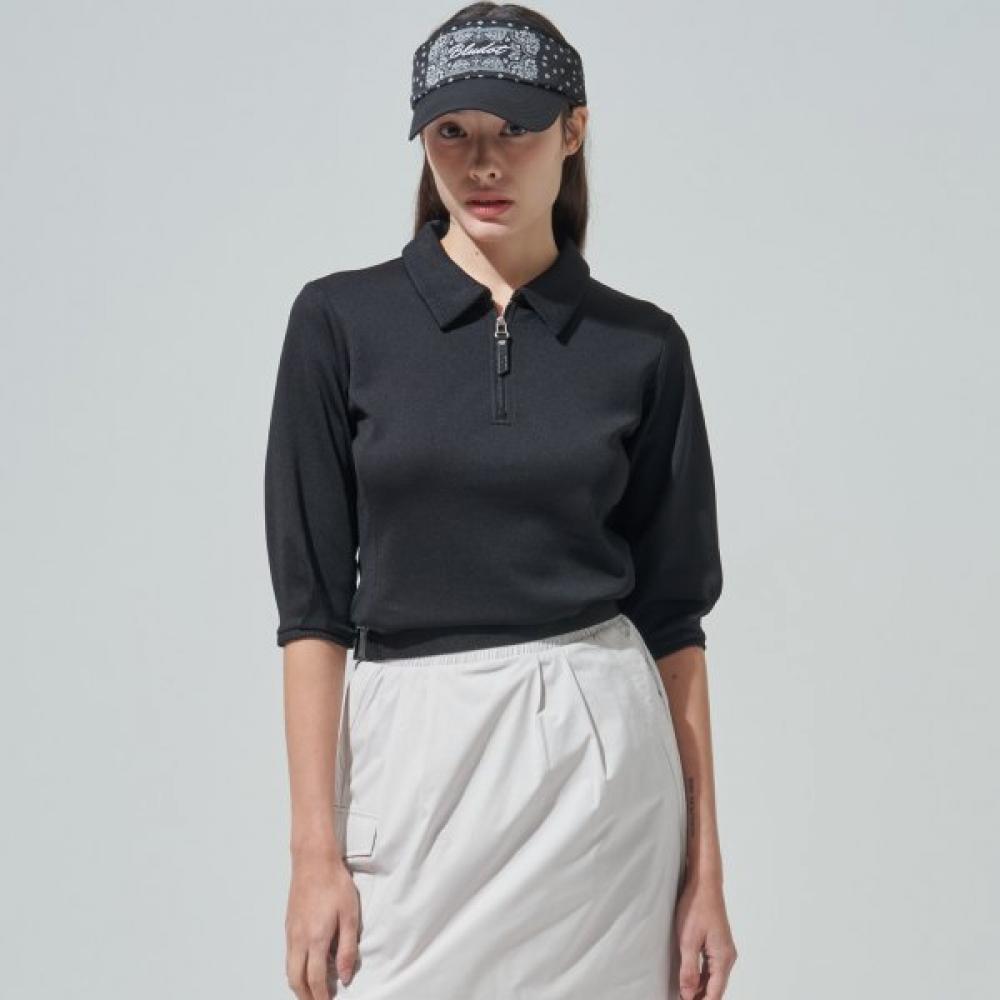 Blu Dot Футболка с коротким рукавом 7/8 EssenTial с воротником Bk 085