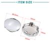 ACROPIX Wheel Center Hub Caps 58.5mm Diameter 5 Lugs Auto Wheel Tire Center Hub Cap Cover Silver Tone 4pcs