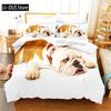 Cute Animals Dogs Bedding Set Duvet Cover Set 3d Bedding Digital Printing Queen Size Bedding Set Fashion Design