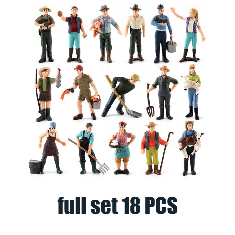 RC Farm Car Tractors Trailer 2.4G Rádio Controlado Carros Simulador de Fazenda Caminhão Miniatura Fazendeiro Animal Modelo Brinquedos Crianças Menino