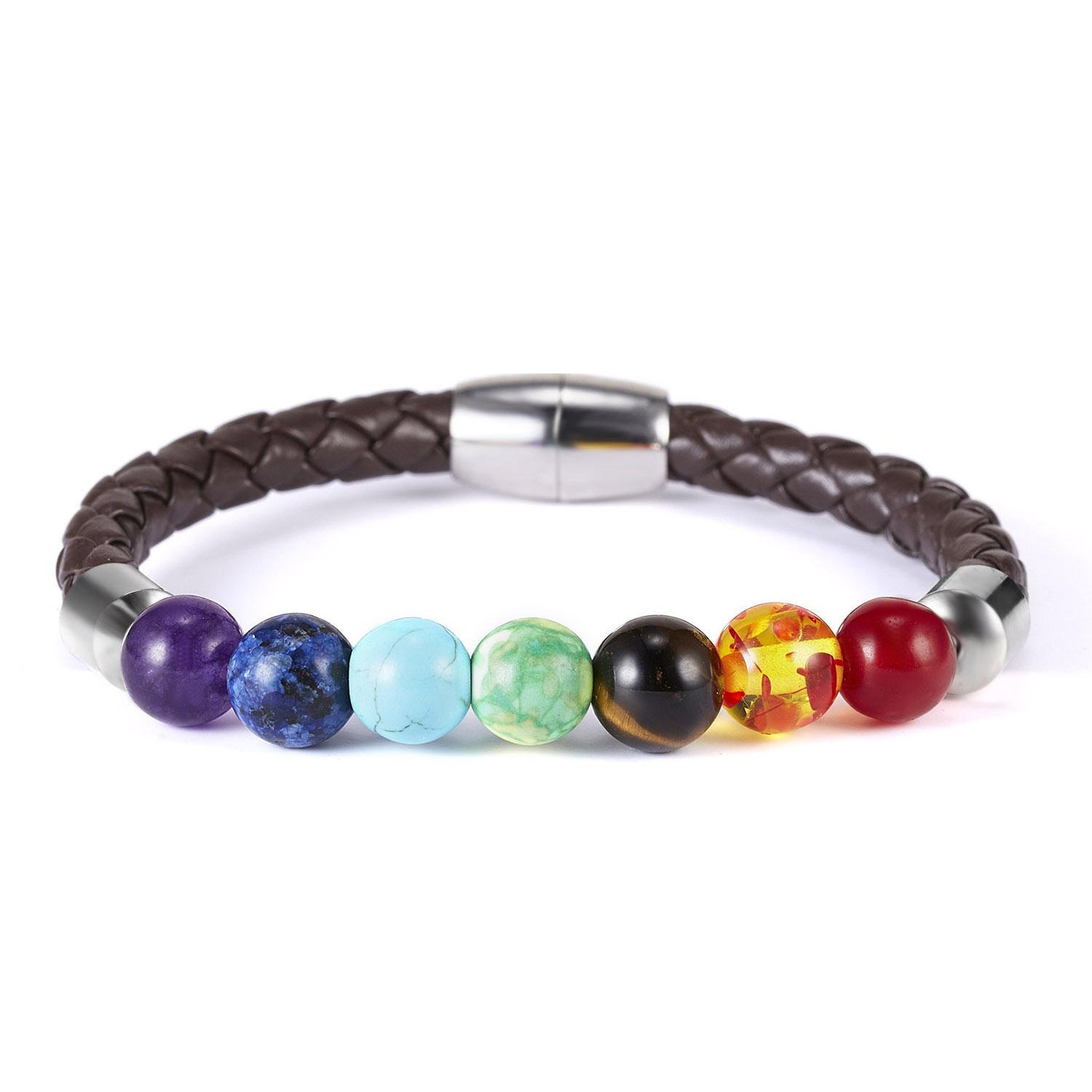 

Charm Imitation Natural Stone Beaded Bracelet for Women Men Tiger Eye Beads Adjustable Bracelets Couple Friendship Party Jewelry