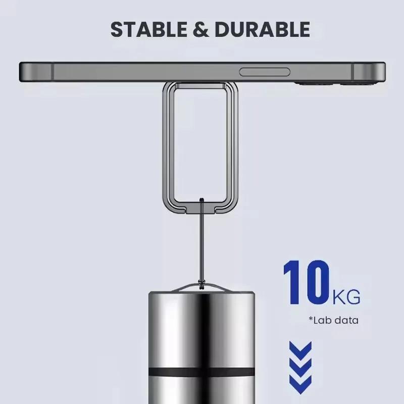 Xiaomi Phone Ring Holder for iPhone Pro Xiaomi Finger Kickstand 360 Degree Rotation Metal Cell Phone Ring Grip Foldable Cellphone Stand