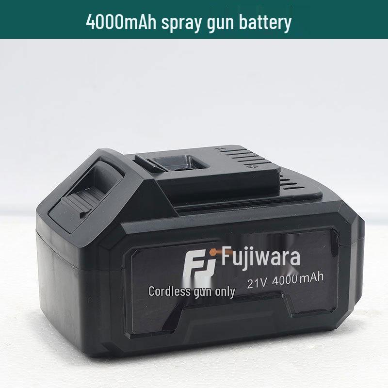 Accesorii Pistol de Vopsit Electric Fujiwara: Oale din aluminiu și plastic, Corp pistol, Duza, Miez ventil, Baterie litiu, Inel de etanșare, Corn de oaie, etc.