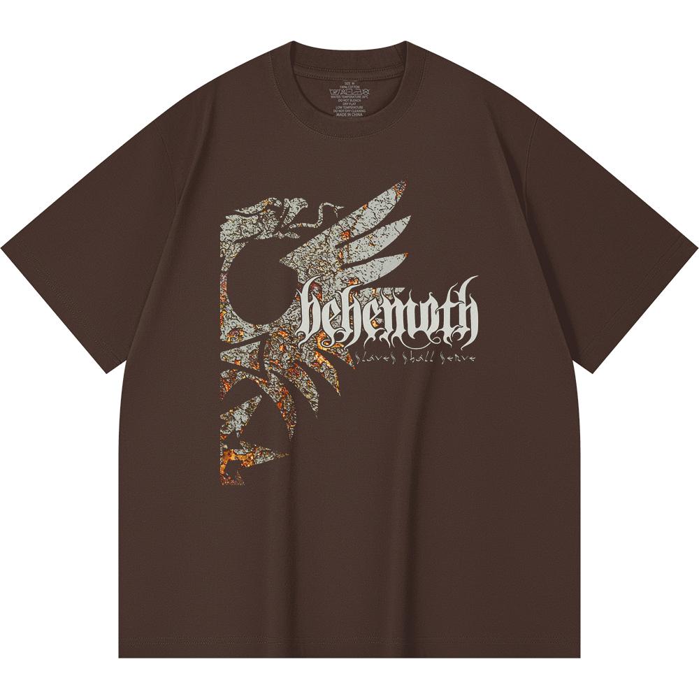 230 g/m² 100% Bavlna T-shirt Heavy Metal Rocková Kapela Tisk Populární Hudby Unisex Těžký Bavlněný T-shirt