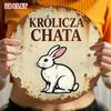 Vintage Metal Wall Art Rabbit House Sign Rustic Kitchen Decor