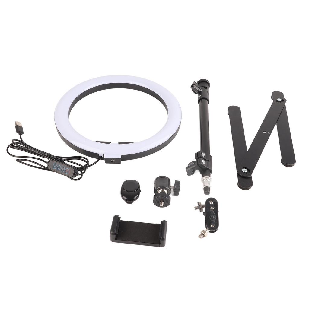 10 Inch Selfie Ring Light with Stand and Phone Holder for Photography Selfie Video Recording Makeup