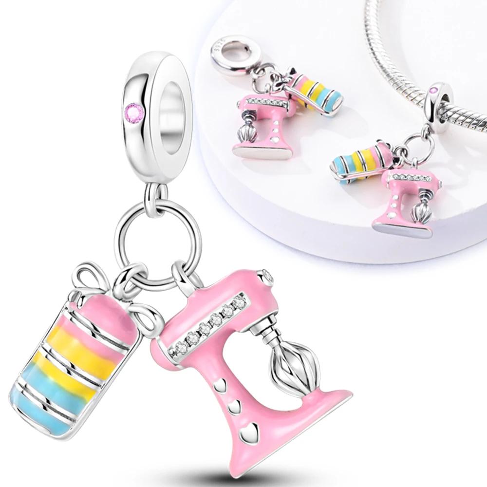 

Original Charmscopper Colorful Macaron Baking Beads Fit Charms Platabracelets For Women Women Jewelry Making Diy