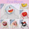 Cute Sponge Bob Pikachu Crossbody Bag For Toddlers Lightweight And Waterproof