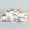 Cute Cat Mofusand Animal Costume Model Ornament Set For Desktop Decoration