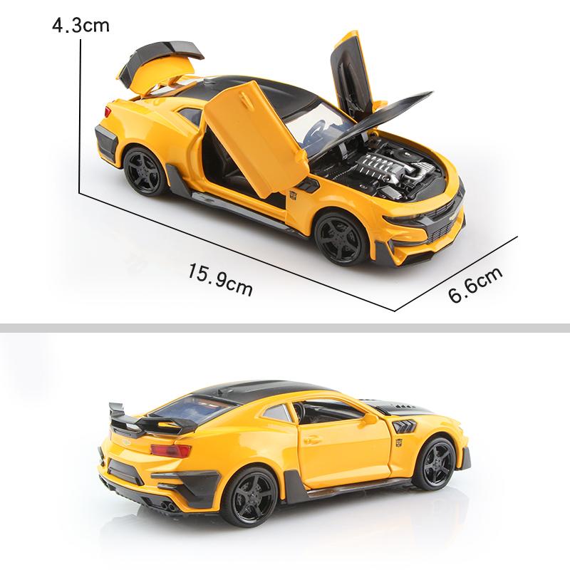 

Chevrolet Camaro Суперкар Симуляция Литые и Игрушечные Транспортные Средства Звуки и Свет Машинка с Откатом 1:32 Подарки из сплава для детей