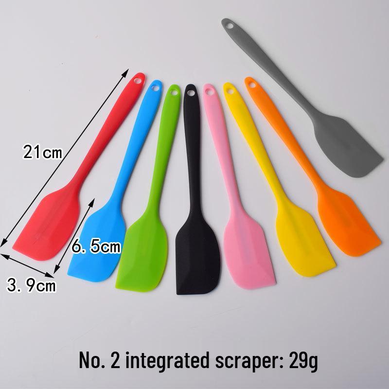 Silikon-Griff Spatel-Set: Alles-in-Einem Misch-, Schab- und Backwerkzeug