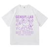 Die Erde ist flach Wusstest du das nicht Unisex T-Shirt Min Yoong Katze Harajuku Sommer Lässig Kurzärmelig Unisex Kleidung Oberteile