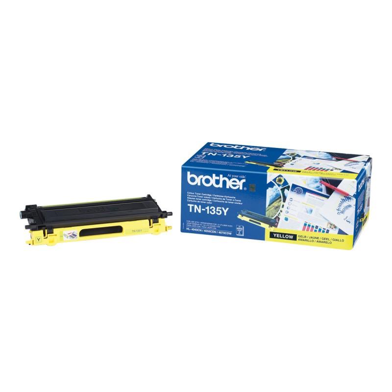 Brother TN135 Amarillo Cartucho de Toner Original - TN135Y-TN135Y