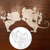 Cartoon Tier Maus Muster Schneiden Sterben Sammelalbum Papier DIY Handwerk Form Schablone