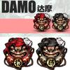MDLUFY Autoaufkleber Daruma 3D Aufkleber Gebet Daruma Scott Aufkleber Fahrradaufkleber Autotür Dekoration Aufkleber Autofenster (Rot-14.2cm*15cm)