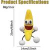 Pluche Speelgoed, 10" Dansende Banaan Pluche Speelgoed Zacht Gevuld Figuur Pop, geschikt Voor Fans En Kinderen Vakantiefeest Cadeaus-Sincere