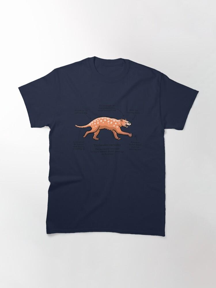 Ice Age Thylacoleo Carnifex the Marsupial Lion Classic T-Shirt