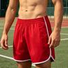 Sommer Herren Sportshorts Schnelltrocknend Atmungsaktiv Fitnessstudio Workout Kurze Hosen Elastischer Bund Kordelzug Athletisch Laufen Fitnessshorts