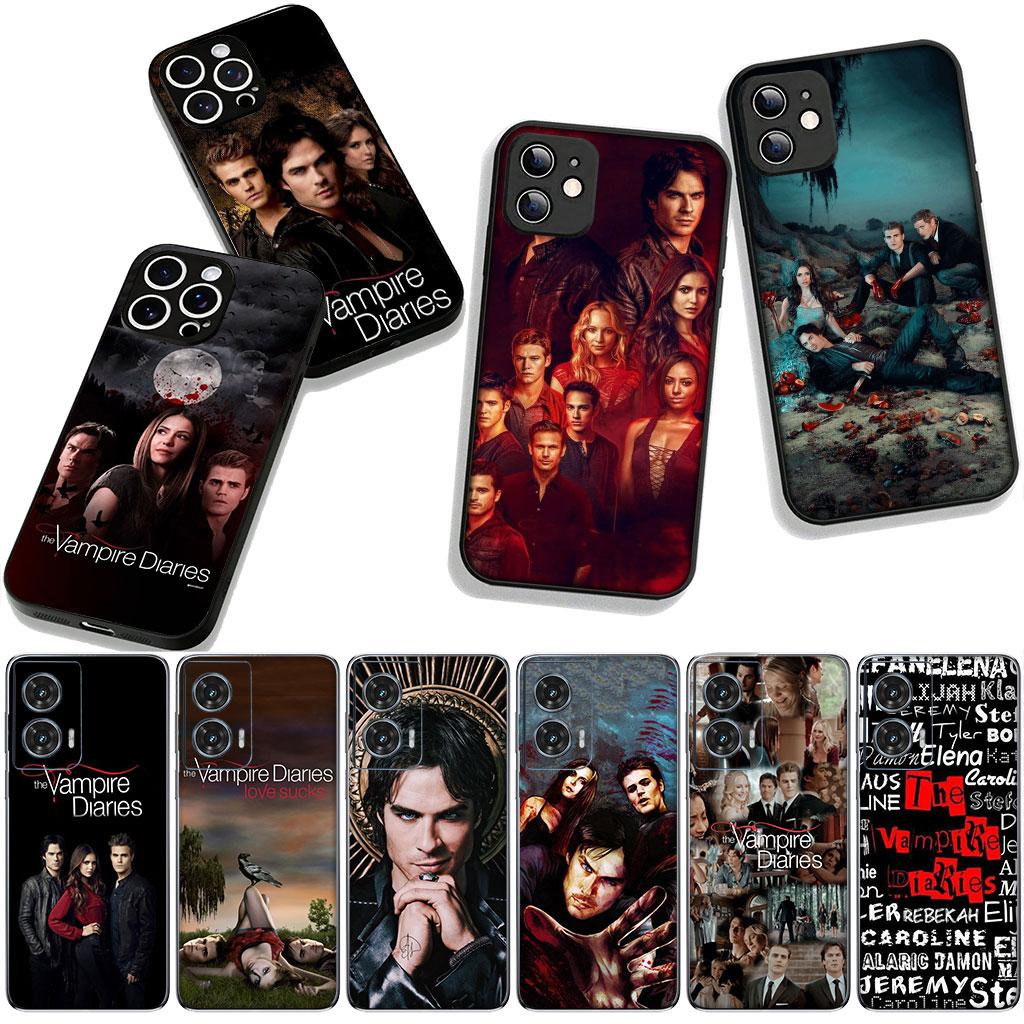 the Vampires Poster Diaries for Motorola Moto G54 G05 G24 G45 G55 G75 G85 G15 G57 G86 Power Edge 50 30 Ultra Fusion neo Pro Case