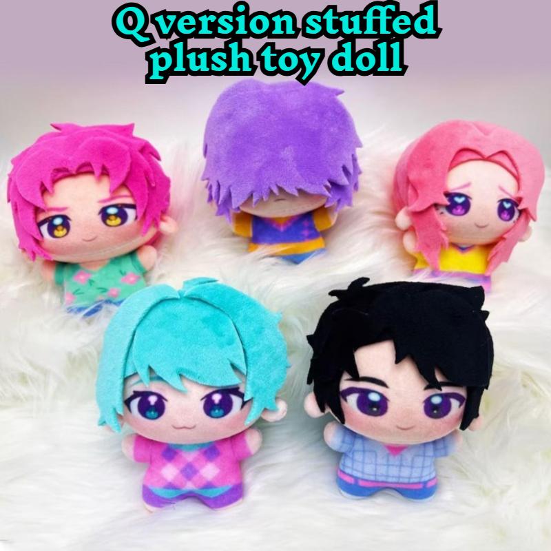 Yiran Toy 1 Unisex Kids Kpop Demon Hunters Peripheral Q Version Stuffed Plush Toy Doll Cute Cartoon Print Plush Soft Children Sleeping Pillow Doll Presents