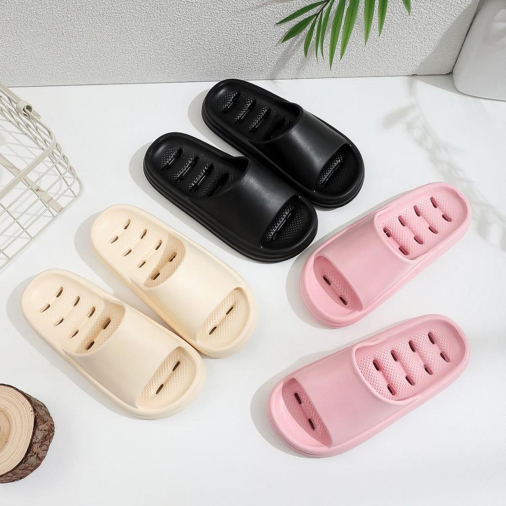 2026 Summer One-Strap Water-Draining Slippers for Indoor/Outdoor Use - Fashionable, Simple Design
