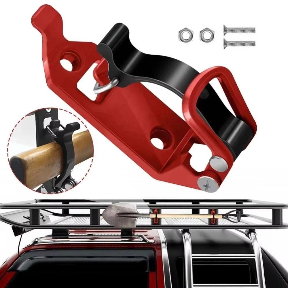 360 Degrees Mount Metal Clamp Wall Mounting Quick Release Roof Rack Accessories Kit Clamp Buckle Tool Shovel Mounting Brackets