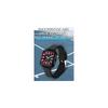 Findtime Unisex Analog Watch Square Face Large Display Waterproof Lightweight 5ATM Casual Silicone Band