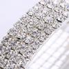Hot Sale Multiple Styles Fashion Crystal Stretch Shine Bracelets For Women Couple Girlsfriend Bangles Wedding Bridal Gifts 2024