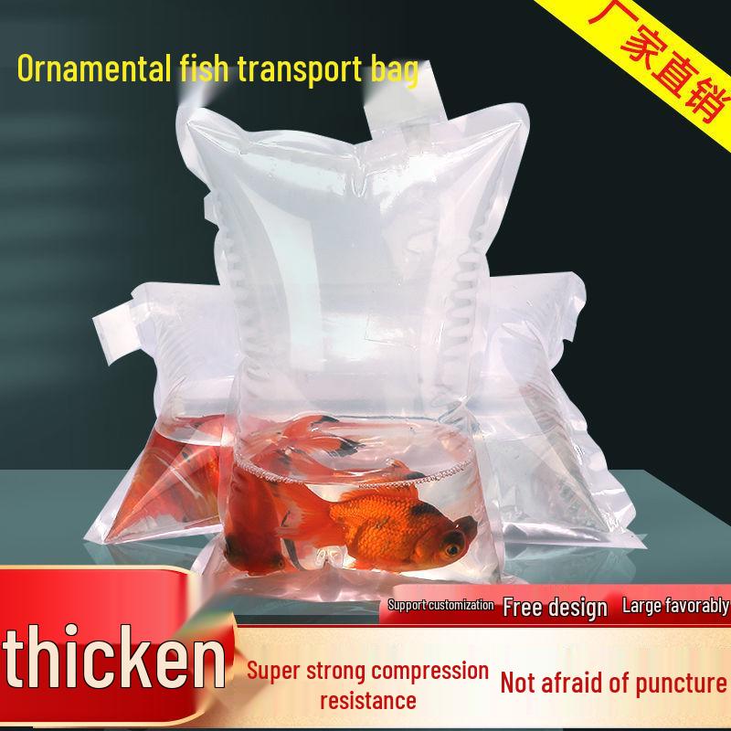 Oxygenated Transport Bags for Live Fish - Aquarium Safe, Thickened Design