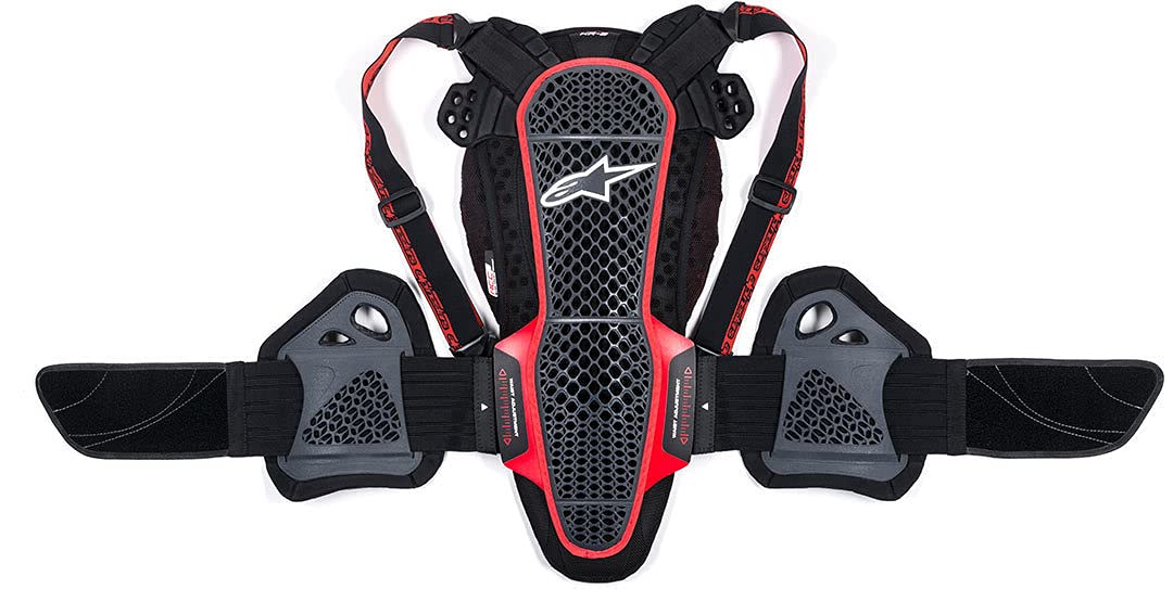 

[Alpinestars] Back Protector Black/Red (Size M) NUCLEON KR-3