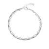 Jbans Classic Prism Chain Double Chain Layered Bracelet (C2401Ac1144_Sv)
