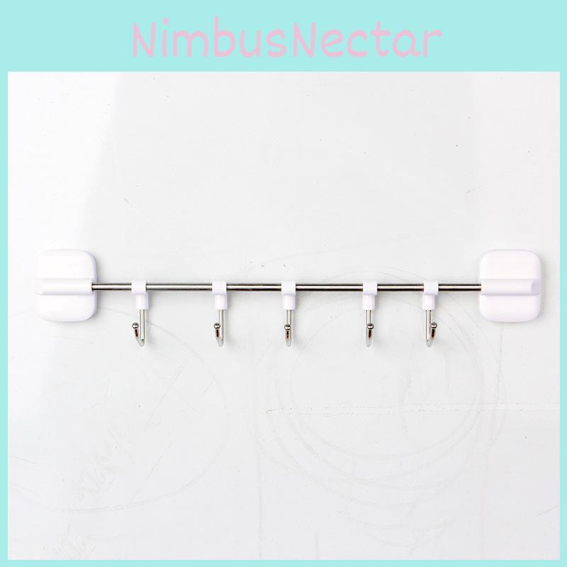 Magnetic Hooks Home Kitchen Plastic No Drill Installation Bathroom Space Saving