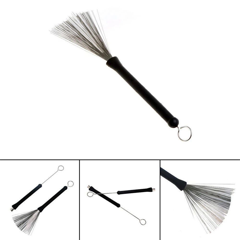 Tool Retractable Sticks Percussion Part Musical Cleaner Music Cleaning Sticks Brush Drum Brushes