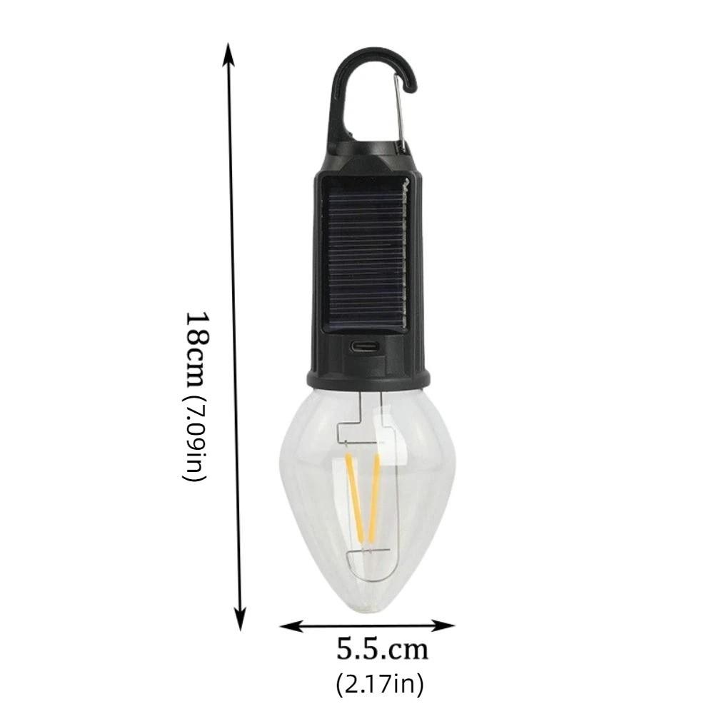 USB Rechargeable Solar Powered LED Lamp Solar Powered Camping Lamp  Outdoor Activities